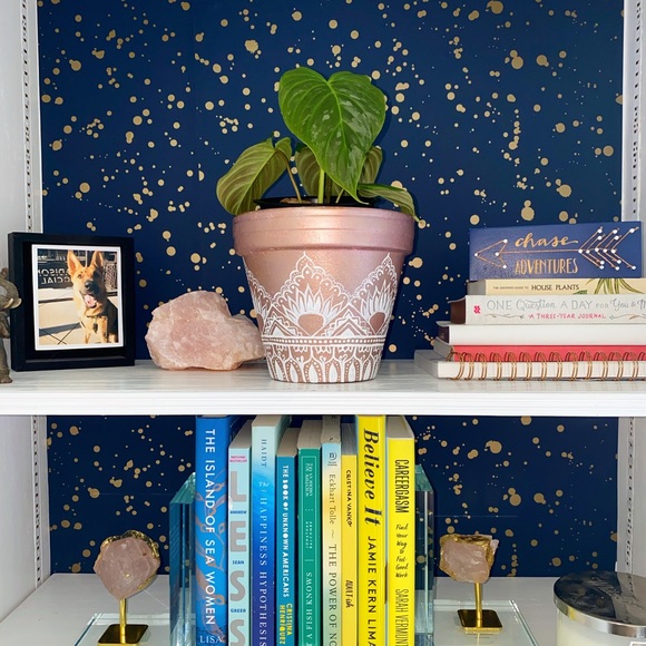 Anthropologie Other - Hand Painted Mandala Plant 6” Pot (Custom Made!)